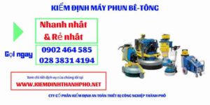 Hình ảnh kiểm định máy phun bê tông