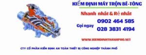 Hình ảnh kiểm định máy trộn bê tông