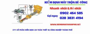 Hình ảnh kiểm định máy trộn bê tông