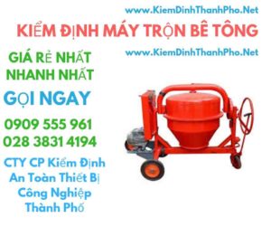 hình ảnh kiểm định máy trộn bê tông