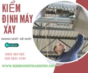 Hình ảnh kiểm định máy xay