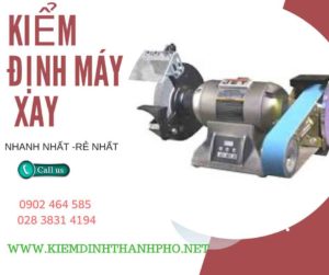 Hình ảnh kiểm định máy xay