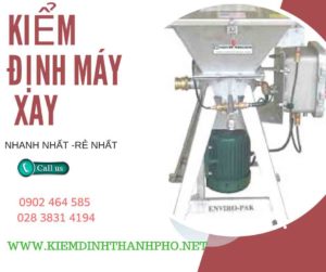 Hình ảnh kiểm định máy xay