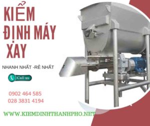 Hình ảnh kiểm định máy xay