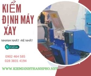 Hình ảnh kiểm định máy xay