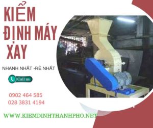 Hình ảnh kiểm định máy xay