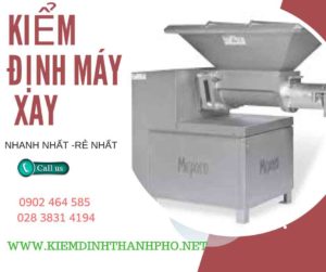 Hình ảnh kiểm định máy xay