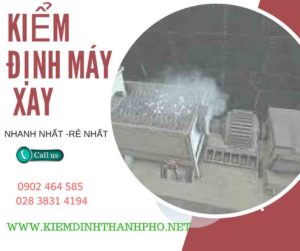 Hình ảnh kiểm định máy xay