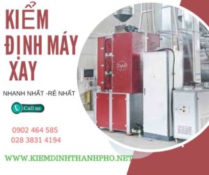 Hình ảnh kiểm định máy xay