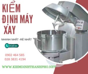 Hình ảnh kiểm định máy xay