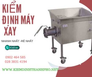 Hình ảnh kiểm định máy xay