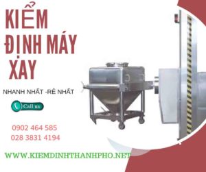 Hình ảnh kiểm định máy xay