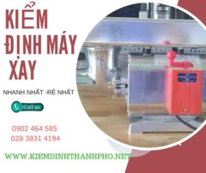 Hình ảnh kiểm định máy xay