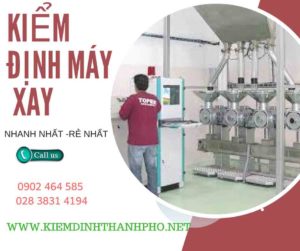 Hình ảnh kiểm định máy xay