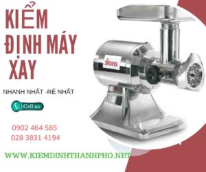 Hình ảnh kiểm định máy xay