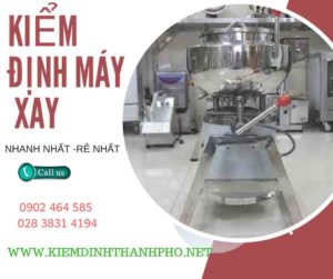 Hình ảnh kiểm định máy xay