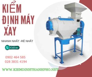 Hình ảnh kiểm định máy xay