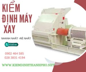 Hình ảnh kiểm định máy xay