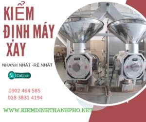 Hình ảnh kiểm định máy xay