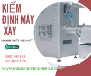 Hình ảnh kiểm định máy xay