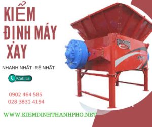 Hình ảnh kiểm định máy xay