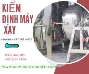 Hình ảnh kiểm định máy xay