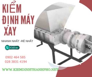 Hình ảnh kiểm định máy xay