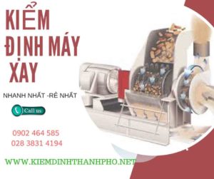 Hình ảnh kiểm định máy xay