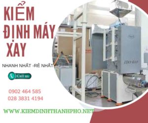 Hình ảnh kiểm định máy xay