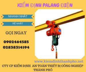 Hình ảnh kiểm định Palang điện