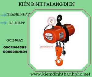 Hình ảnh kiểm định Palang điện