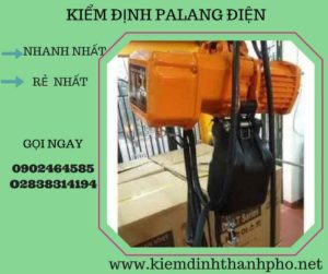 Hình ảnh kiểm định Palang điện