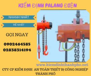 Hình ảnh kiểm định Palang điện