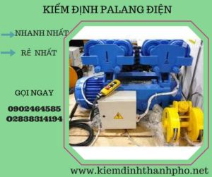 vHình ảnh kiểm định Palang điện