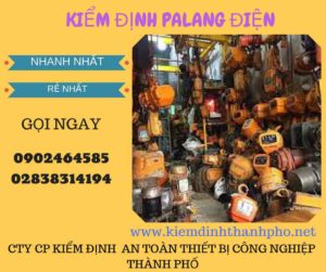 Hình ảnh kiểm định Palang điện