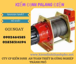 Hình ảnh kiểm định Palang điện