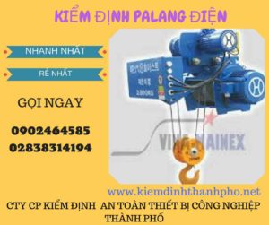 Hình ảnh kiểm định Palang điện