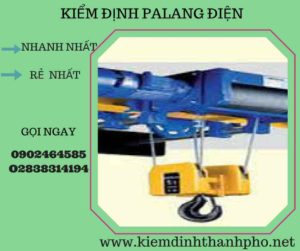 Hình ảnh kiểm định Palang điện