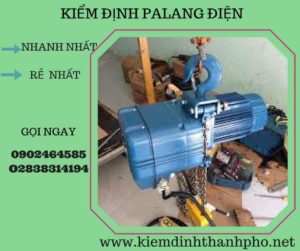 Hình ảnh kiểm định Palang điện