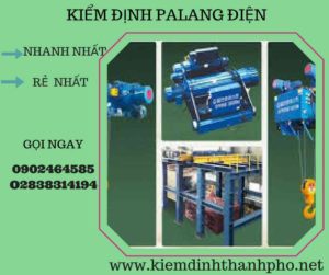 Hình ảnh kiểm định Palang điện