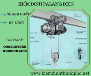 Hình ảnh kiểm định Palang điện