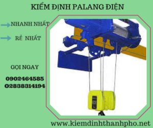 Hình ảnh kiểm định Palang điện