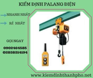 Hình ảnh kiểm định Palang điện