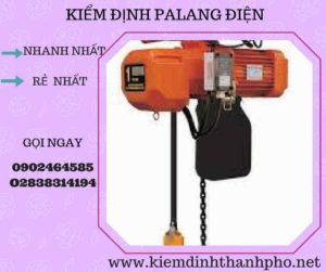 Hình ảnh kiểm định Palang điện