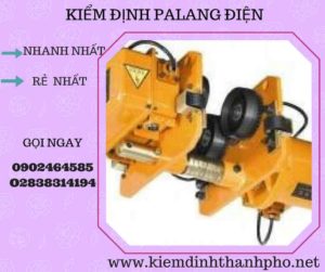 Hình ảnh kiểm định Palang điện