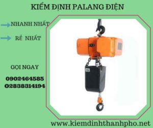 Hình ảnh kiểm định Palang điện