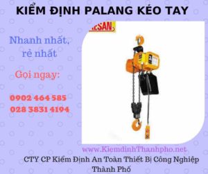 Hình ảnh kiểm định Palng kéo tay