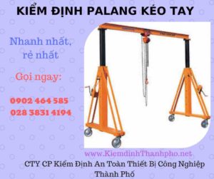 Hình ảnh kiểm định Palng kéo tay