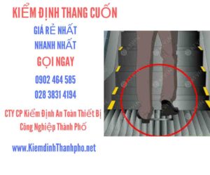 Hình ảnh kiểm định Thang cuốn