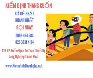 Hình ảnh kiểm định Thang cuốn